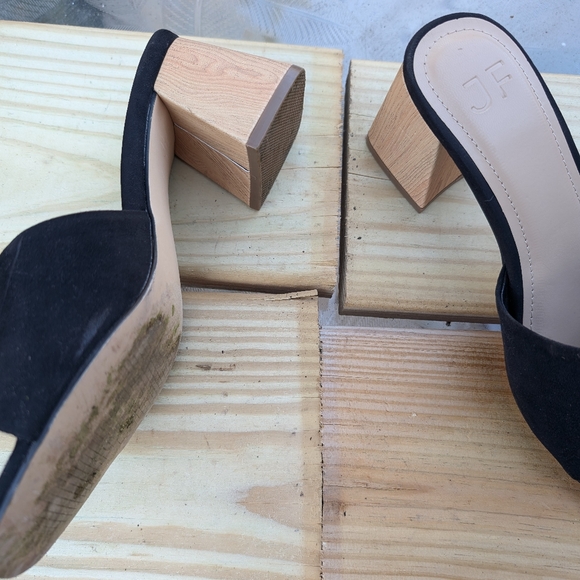 Just Fab block heel shoes Size 6 - Picture 2 of 3